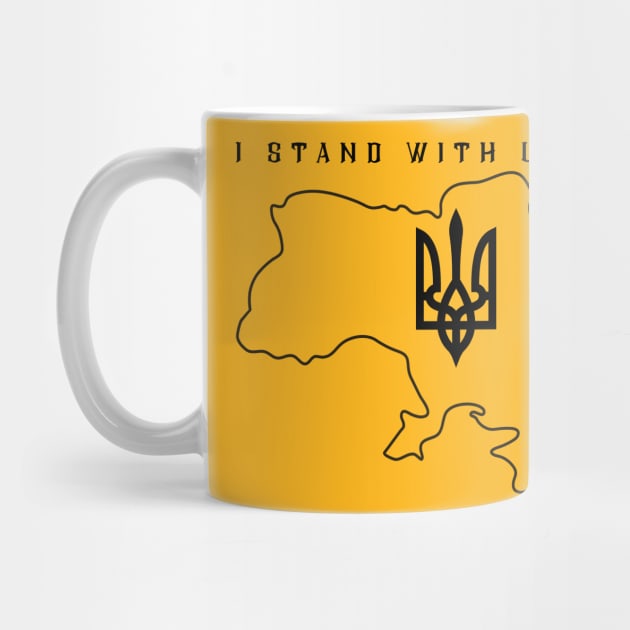 I Stand With Ukraine by Creatifly Graphic Tees